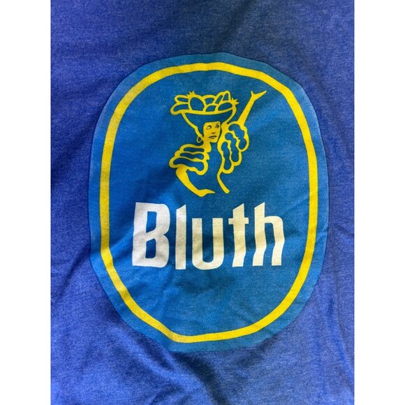 Arrested Development Bluth Banana Stand T shirt Blue Mens Large - Picture 2 of 11